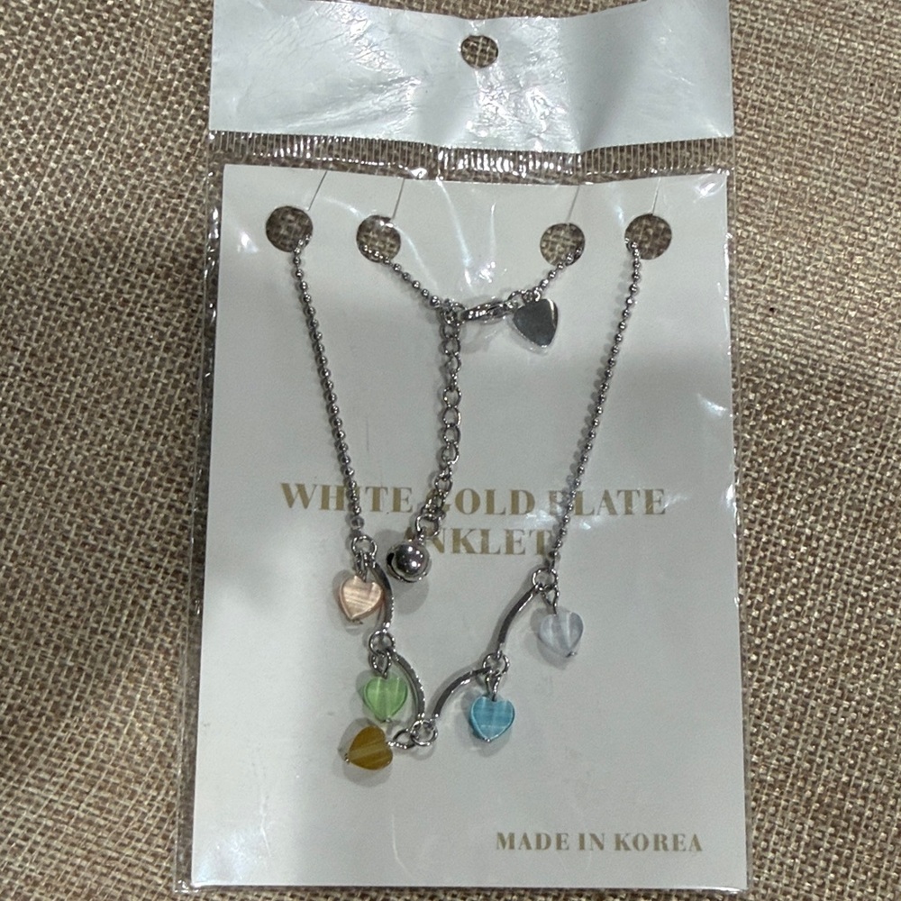 Heart Charm Silver Bracelet